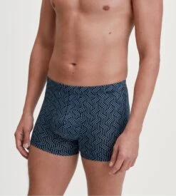 Calida Boxer Homme Focus Trend Bleu Glacier Lake – Coton & Lyocell Rafraîchissant