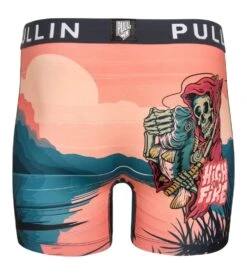 PULLIN Boxer Homme Fashion 2 Higho – Imprimé Paysage Montagne en Lycra Stretch Coupe Longue -Lingerie Sipp boxer homme higho imprime multicolore 2