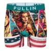 PULLIN Fashion 2 Badgirl - Boxer Long Homme en Lycra Stretch Imprimé -Lingerie Sipp boxer homme imprime multicolore 15