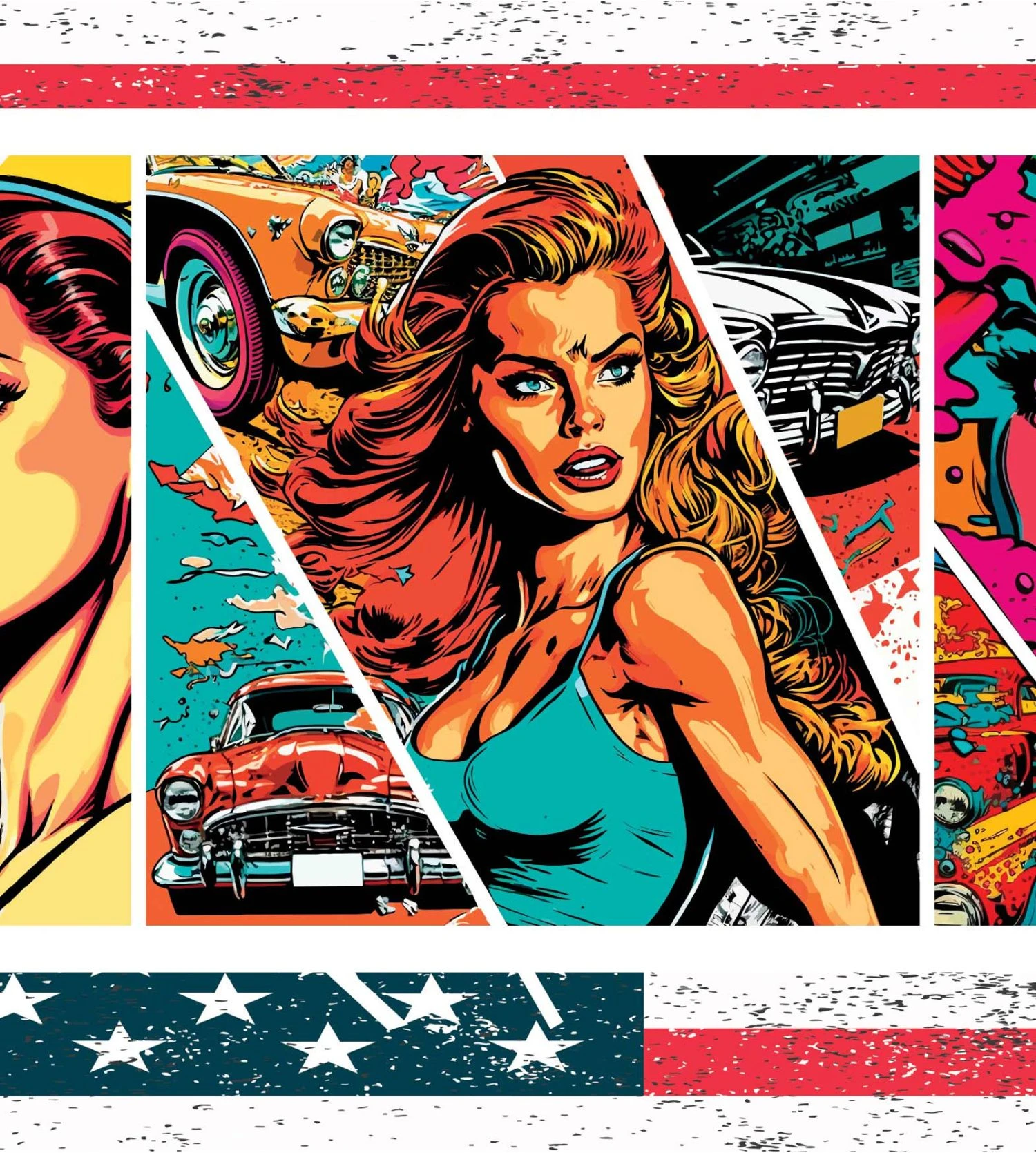 PULLIN Fashion 2 Badgirl - Boxer Long Homme en Lycra Stretch Imprimé 4 PULLIN Fashion 2 Badgirl - Boxer Long Homme en Lycra Stretch Imprimé – Image 2