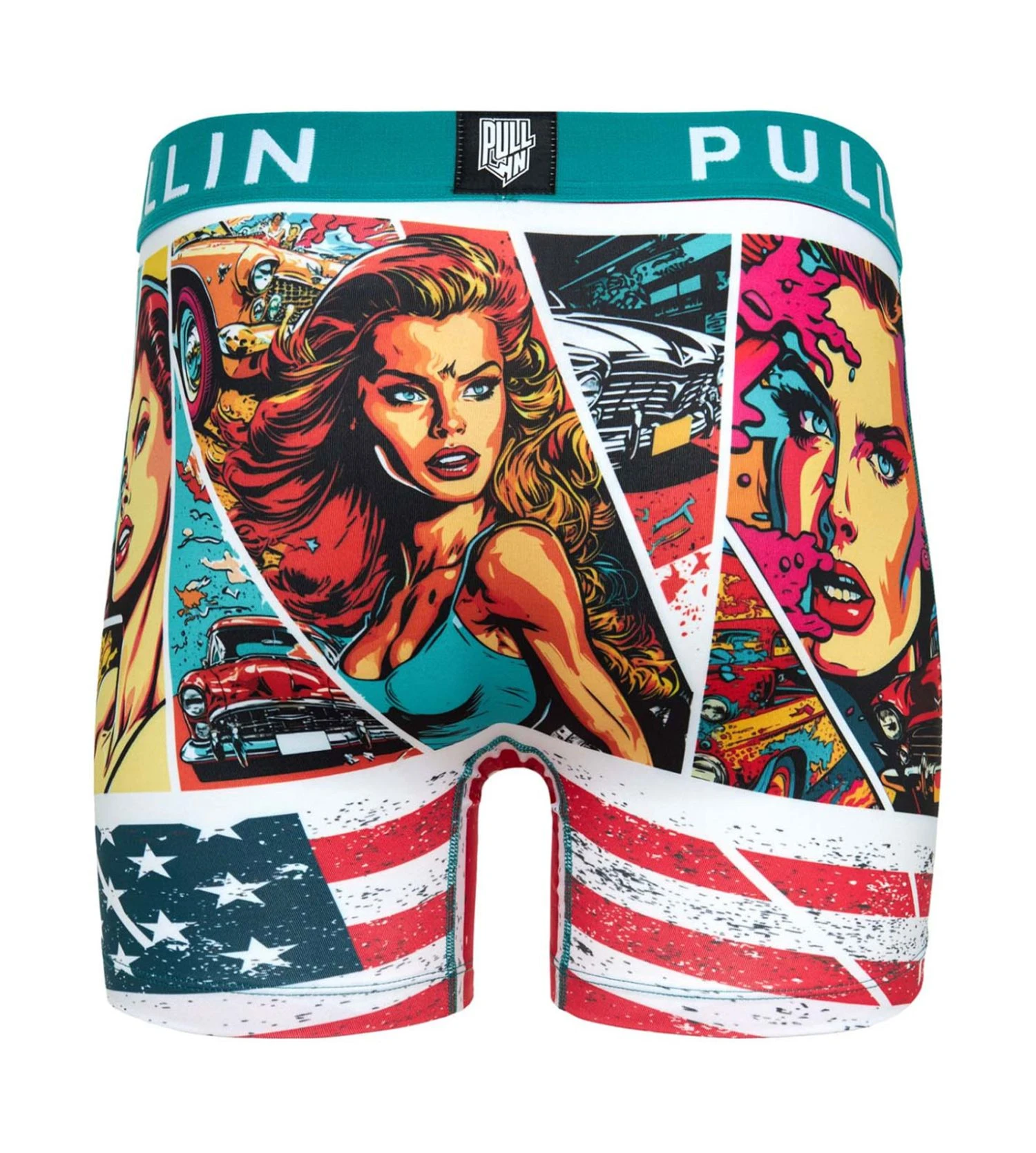 PULLIN Fashion 2 Badgirl - Boxer Long Homme en Lycra Stretch Imprimé 5 PULLIN Fashion 2 Badgirl - Boxer Long Homme en Lycra Stretch Imprimé – Image 3
