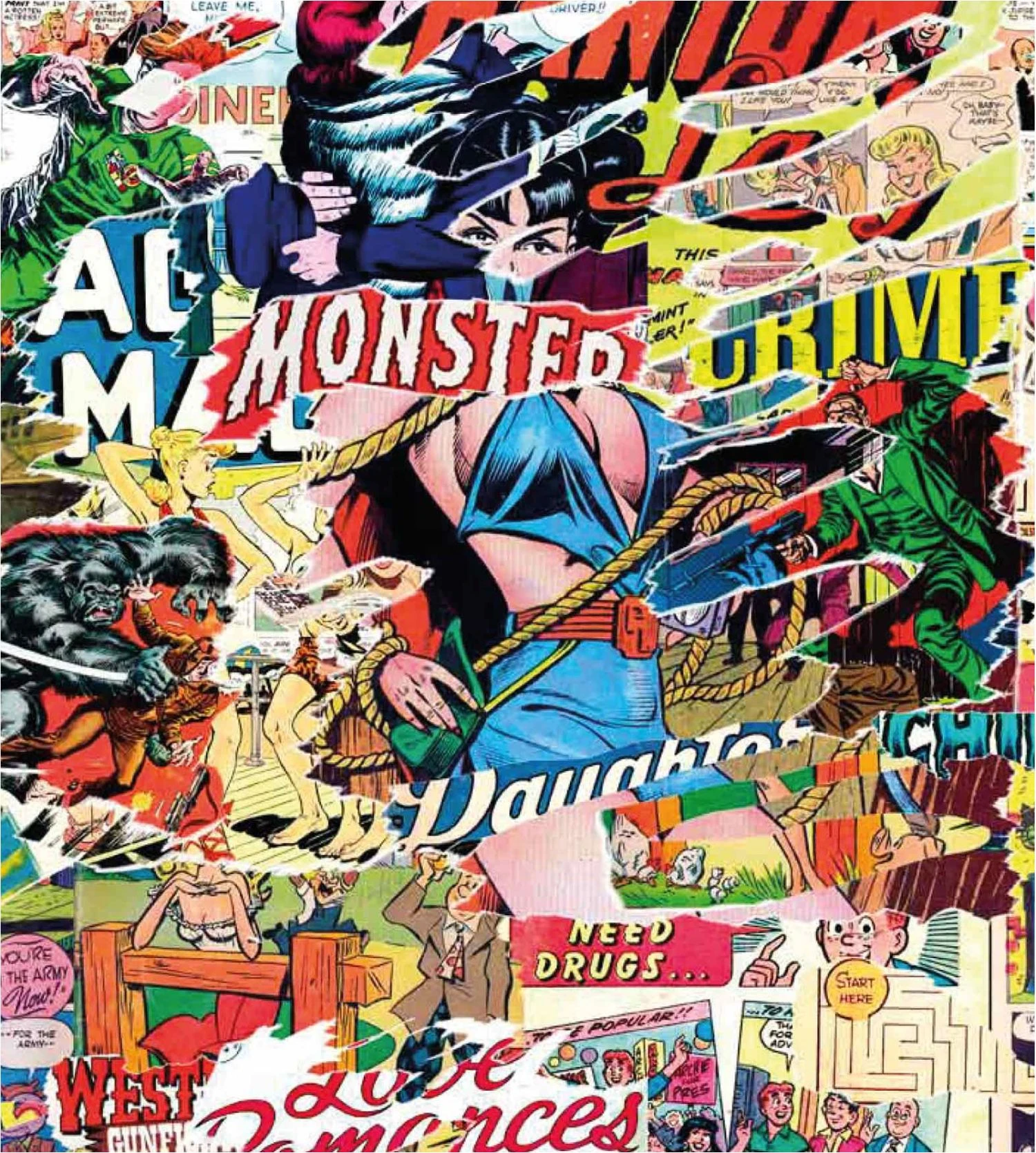 PULLIN Boxer Homme Fashion 2 Presse - Imprimé Journal Vintage & Ceinture Rouge Coupe Longue 4 PULLIN Boxer Homme Fashion 2 Presse - Imprimé Journal Vintage & Ceinture Rouge Coupe Longue – Image 2