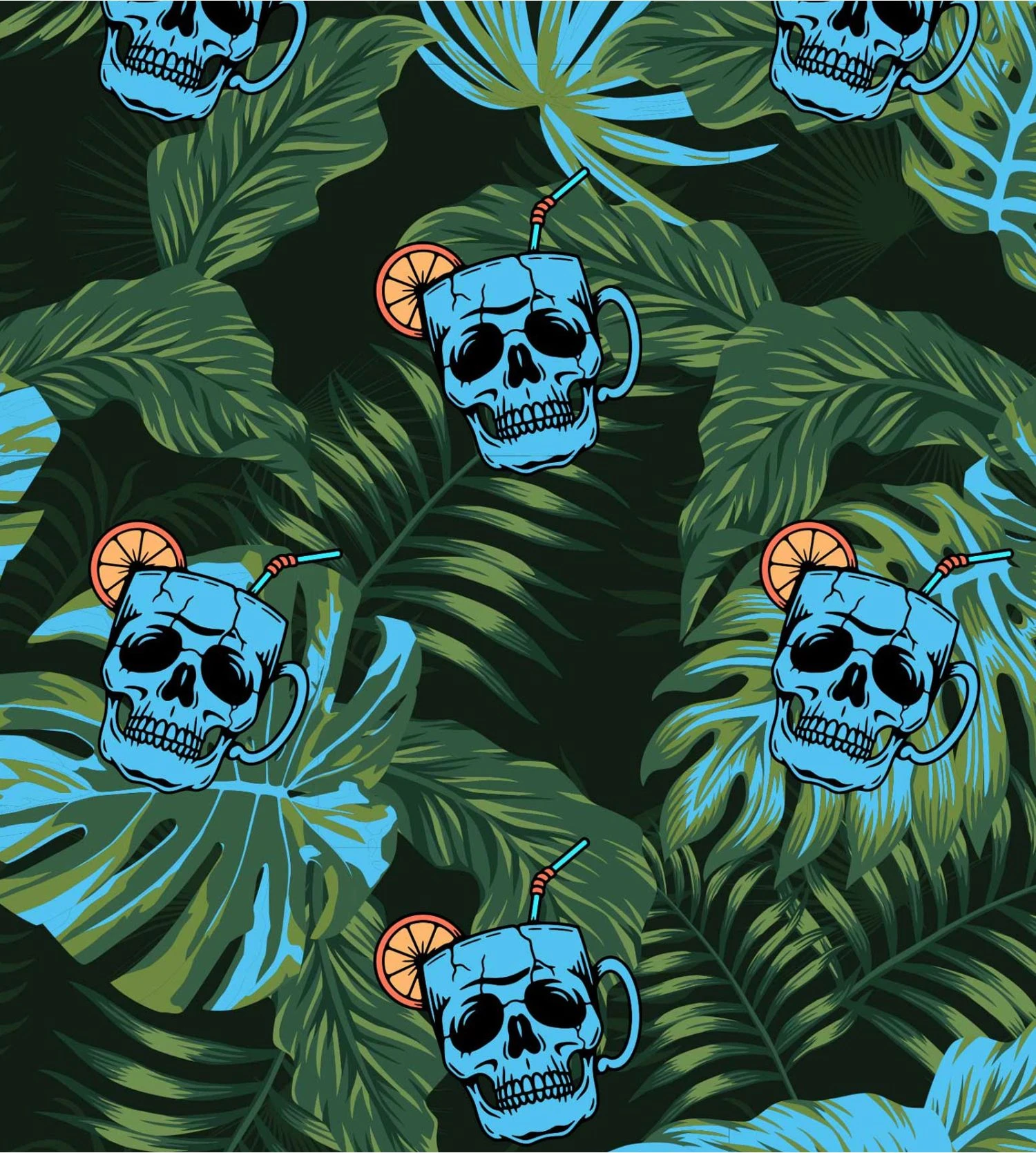 PULLIN Fashion2 Choppy - Boxer Homme Long en Lycra Stretch à Imprimé Graphique 4 PULLIN Fashion2 Choppy - Boxer Homme Long en Lycra Stretch à Imprimé Graphique – Image 2