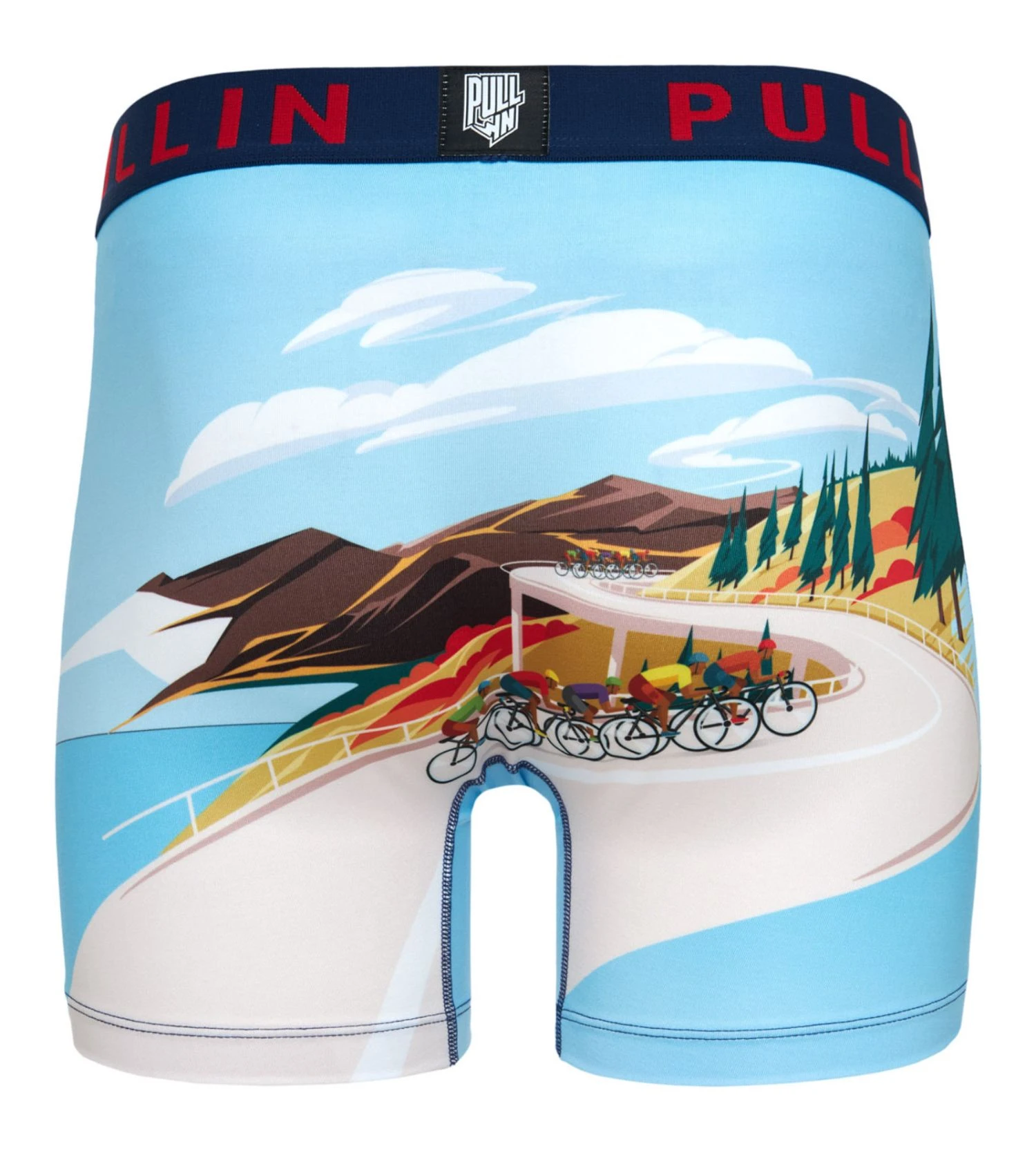 PULLIN Boxer Homme Fashion 2 Peloton – Imprimé Cyclisme Multicolore Coupe Longue en Lycra 4 PULLIN Boxer Homme Fashion 2 Peloton – Imprimé Cyclisme Multicolore Coupe Longue en Lycra – Image 2