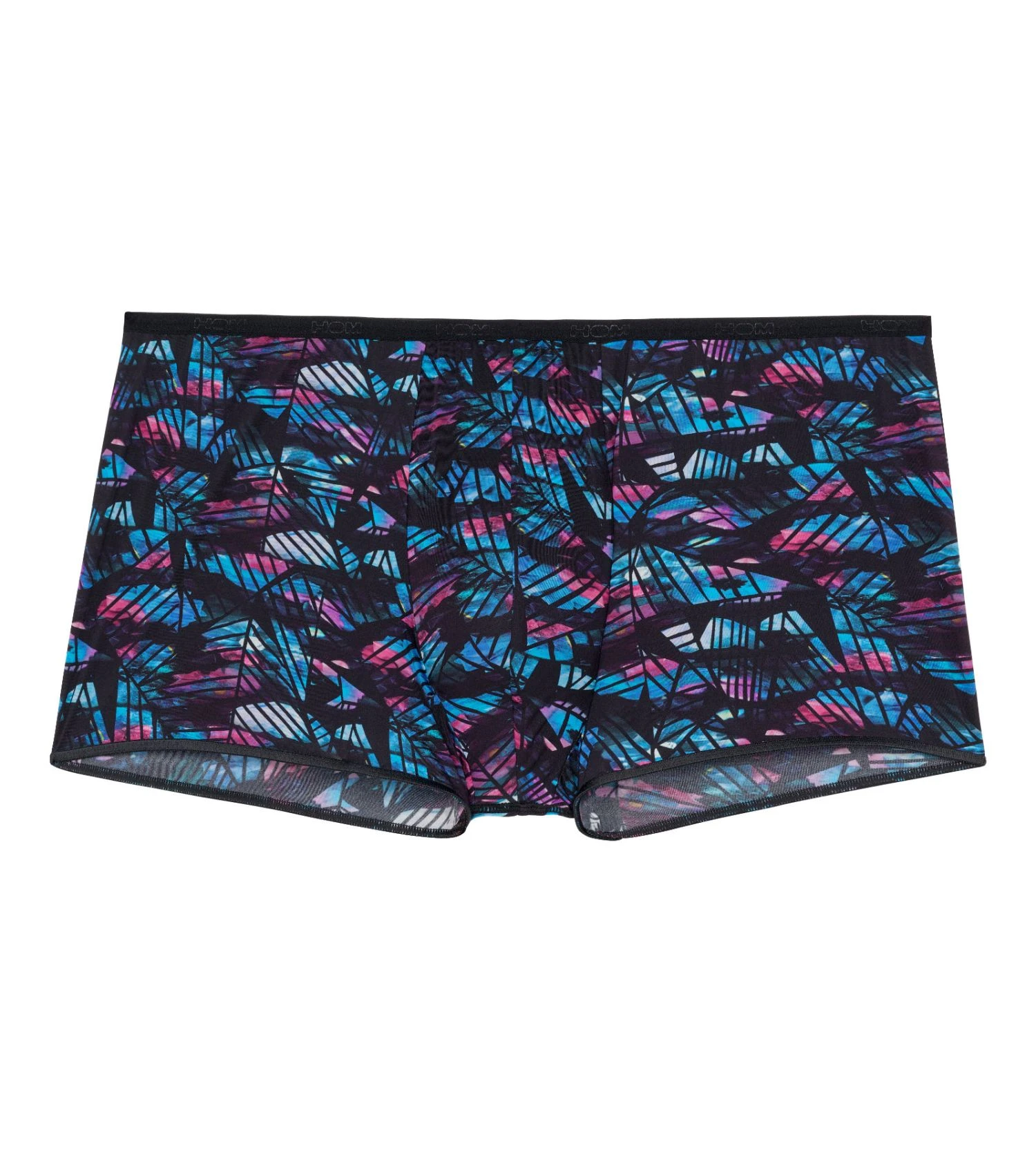 Boxer Homme Hom Rock Noir – Shorty en Microfibre Imprimée avec Strass 4 Boxer Homme Hom Rock Noir – Shorty en Microfibre Imprimée avec Strass – Image 2