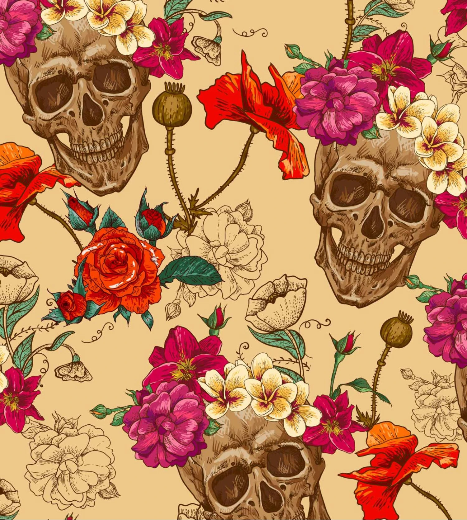 PULLIN Fashion 2 Skully Boxer Homme - Imprimé Crânes en Lycra Stretch Coupe Longue 5 PULLIN Fashion 2 Skully Boxer Homme - Imprimé Crânes en Lycra Stretch Coupe Longue – Image 3