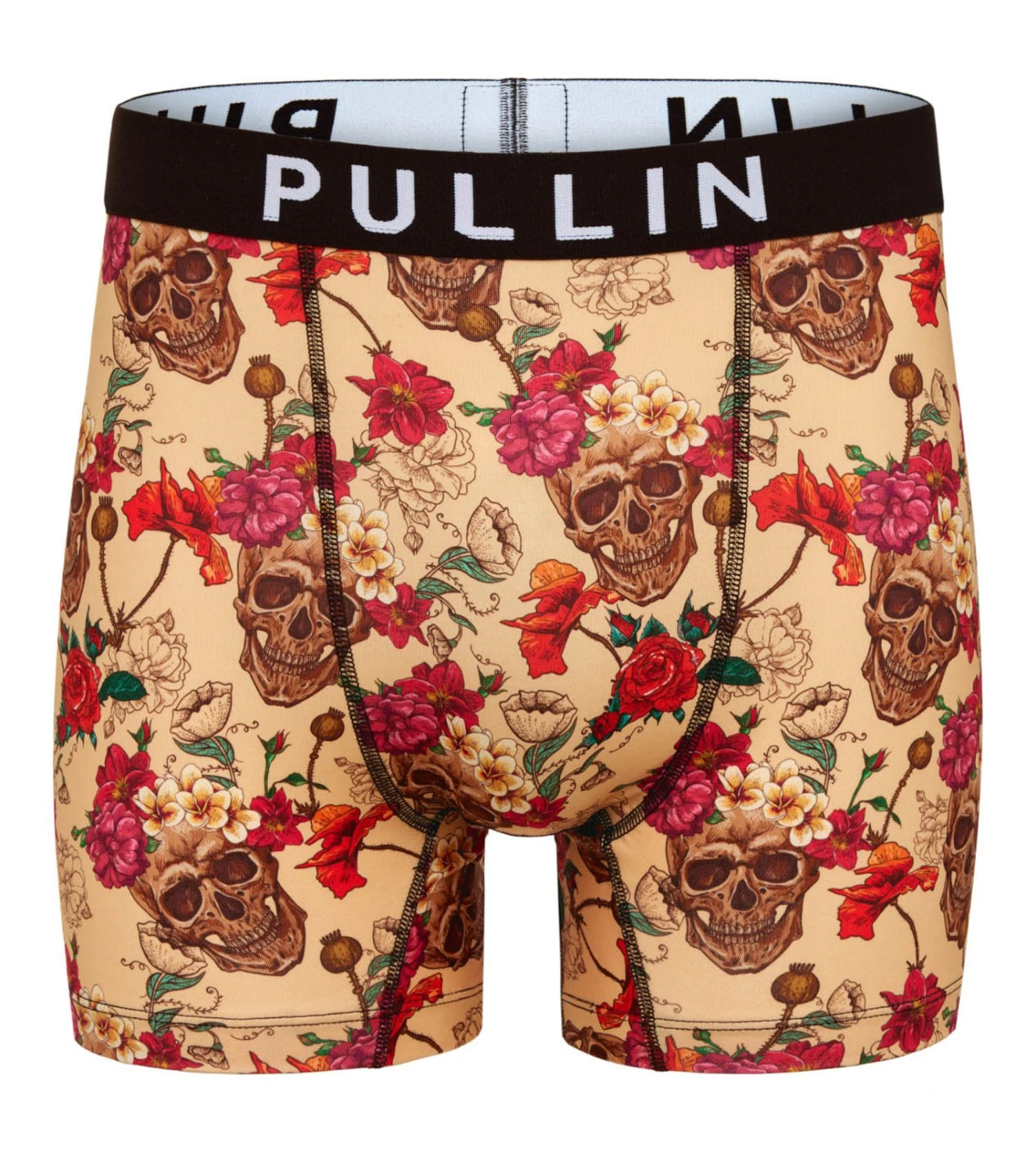 PULLIN Fashion 2 Skully Boxer Homme - Imprimé Crânes en Lycra Stretch Coupe Longue 3 PULLIN Fashion 2 Skully Boxer Homme - Imprimé Crânes en Lycra Stretch Coupe Longue