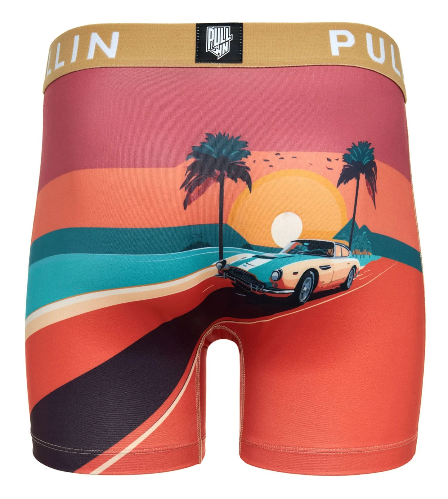 PULLIN Boxer Homme Fashion 2 Skyfall – Imprimé Panorama Montagne et Skieur en Lycra Stretch 4 PULLIN Boxer Homme Fashion 2 Skyfall – Imprimé Panorama Montagne et Skieur en Lycra Stretch – Image 2