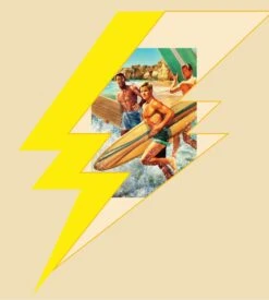 PULLIN Fashion 2 Surfers Print Boxer - Premium Long Cut Lycra Trunk -Lingerie Sipp boxer homme imprime surfers 2