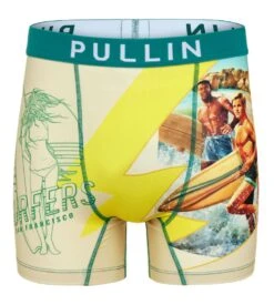 PULLIN Fashion 2 Surfers Print Boxer - Premium Long Cut Lycra Trunk