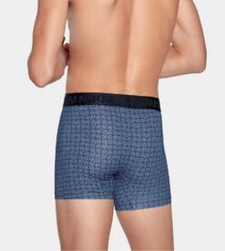 Eden Park Lot de 2 Boxers en Coton Premium – Duo Imprimé Fantaisie et Uni Bleu Marine Sport Chic -Lingerie Sipp boxer homme lot de 2 bl058 infinity marine 10