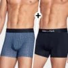 Eden Park Lot de 2 Boxers en Coton Premium – Duo Imprimé Fantaisie et Uni Bleu Marine Sport Chic 1 Eden Park Lot de 2 Boxers en Coton Premium – Duo Imprimé Fantaisie et Uni Bleu Marine Sport Chic -Lingerie Sipp boxer homme lot de 2 bl058 infinity marine 6