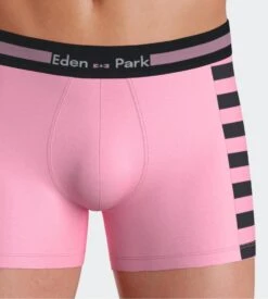 Boxer Eden Park Rose avec Rayures Noires – Sous-vêtement en Coton Premium Sport Chic 9 Boxer Eden Park Rose avec Rayures Noires – Sous-vêtement en Coton Premium Sport Chic -Lingerie Sipp boxer homme rose 3