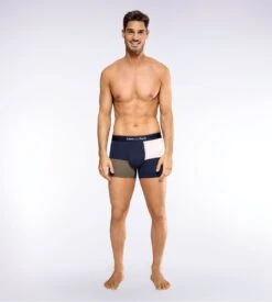 Eden Park Lot de 2 Boxers Marine et Kaki – Imprimé Carreaux et Uni en Coton Stretch 17 Eden Park Lot de 2 Boxers Marine et Kaki – Imprimé Carreaux et Uni en Coton Stretch -Lingerie Sipp boxer lot de 2 marine kaki 7