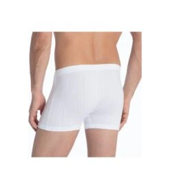 Calida Pure & Style Boxer Homme Blanc – Coton Pima Premium Quick Dry -Lingerie Sipp boxer pour homme pure style blanc 001 2
