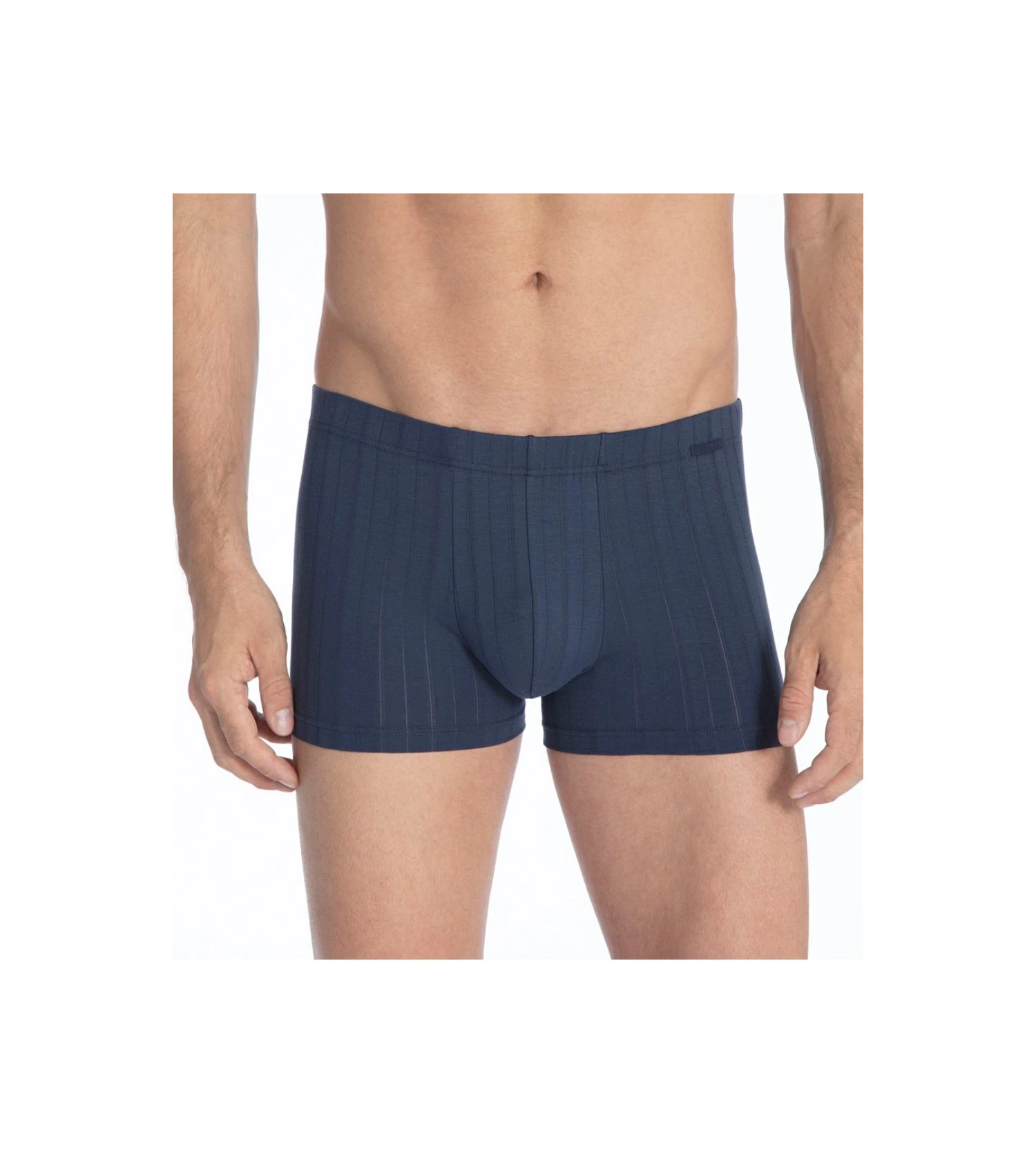 Calida Boxer Pure & Style Bleu pour Homme – Coton Pima Mille-Raies 3 Calida Boxer Pure & Style Bleu pour Homme – Coton Pima Mille-Raies