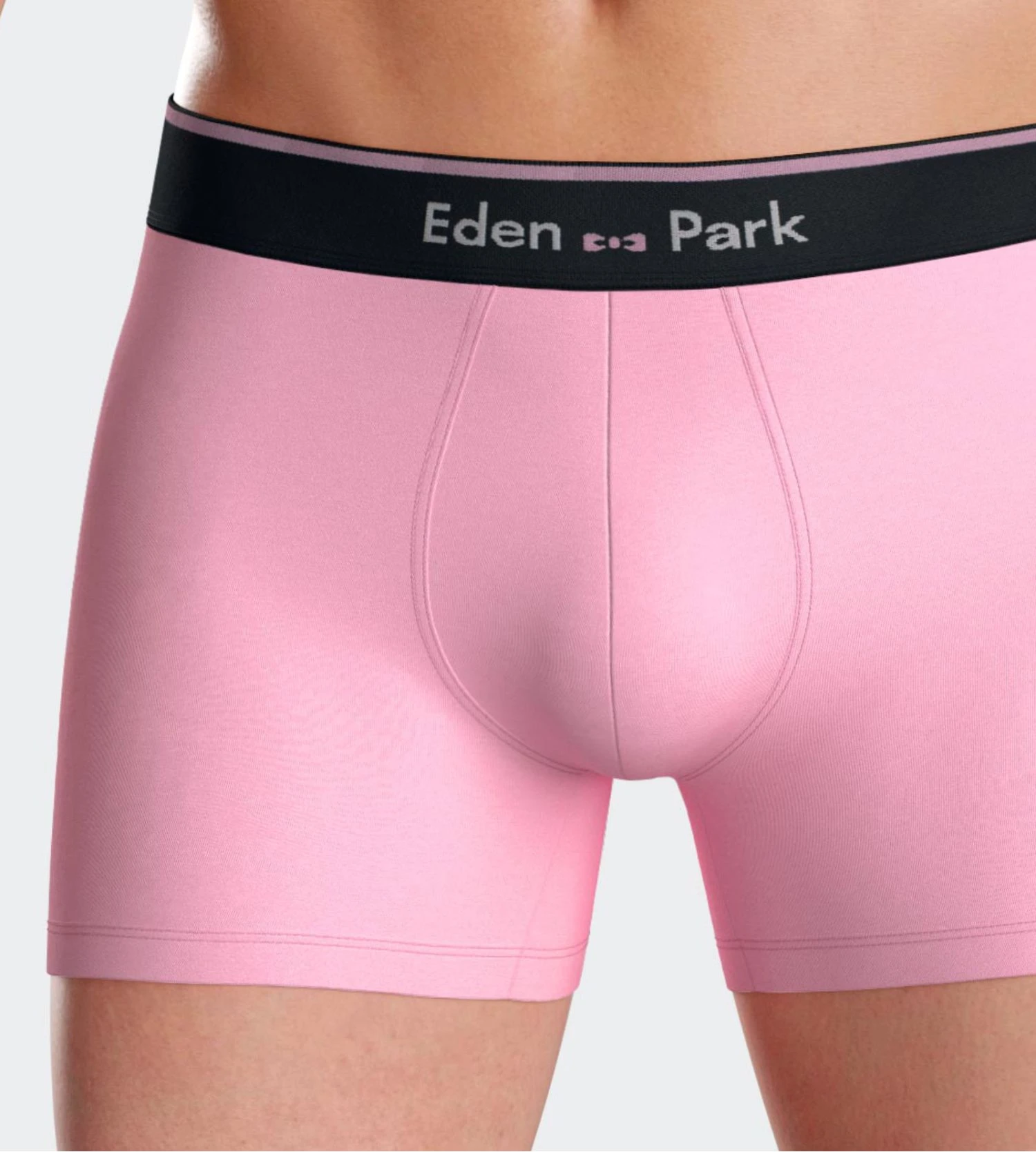 Eden Park Lot de 2 Boxers Homme en Coton Premium – Rayures Rose & Uni Noir 4 Eden Park Lot de 2 Boxers Homme en Coton Premium – Rayures Rose & Uni Noir – Image 2