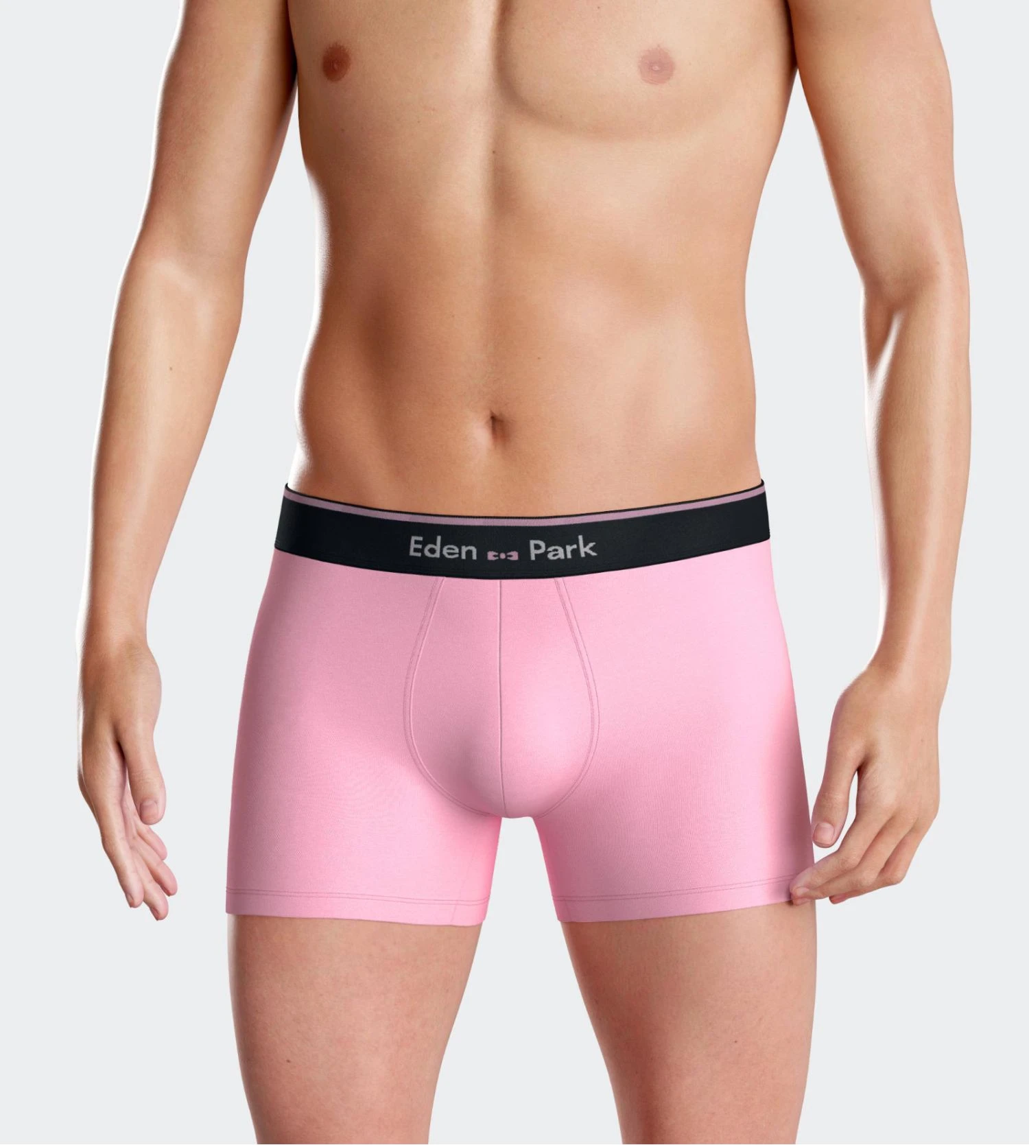 Eden Park Lot de 2 Boxers Homme en Coton Premium – Rayures Rose & Uni Noir 6 Eden Park Lot de 2 Boxers Homme en Coton Premium – Rayures Rose & Uni Noir – Image 4