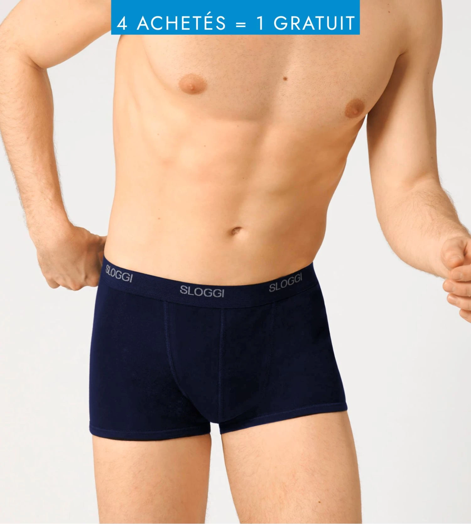 Boxer Sloggi Men Basic Short MARINE 3 Boxer Sloggi Men Basic Short MARINE