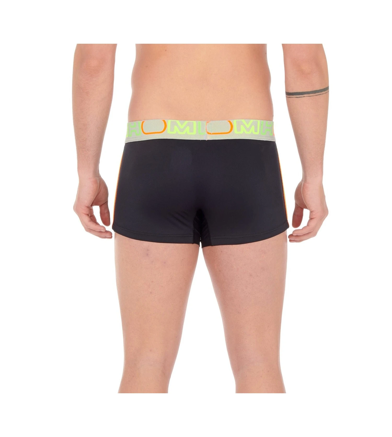 HOM Training Boxer Sport Noir et Détails Fluo – Sous-vêtement Technique en Microfibre Recyclée 7 HOM Training Boxer Sport Noir et Détails Fluo – Sous-vêtement Technique en Microfibre Recyclée – Image 5