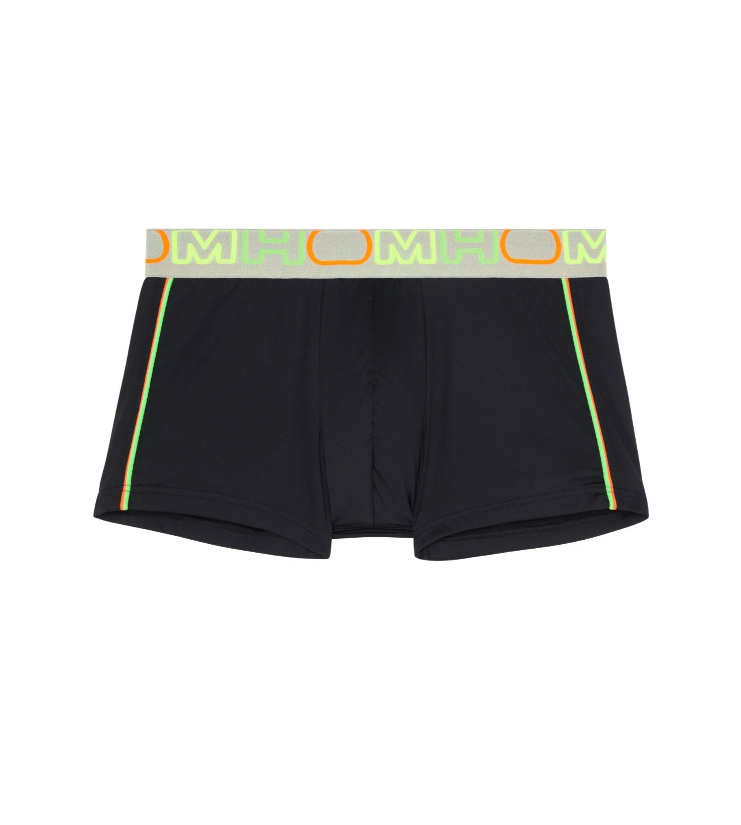 HOM Training Boxer Sport Noir et Détails Fluo – Sous-vêtement Technique en Microfibre Recyclée 3 HOM Training Boxer Sport Noir et Détails Fluo – Sous-vêtement Technique en Microfibre Recyclée