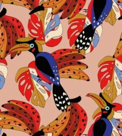 PULLIN Master Bananatouc – Tropical Toucan & Banana Print Men's Premium Boxer Brief -Lingerie Sipp boxr homme master bananatouc imprime 2