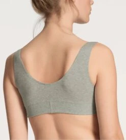 Calida Brassière Bustier Elastic GRIS 10 Calida Brassière Bustier Elastic GRIS -Lingerie Sipp brassiere bustier elastic 96 gris 3
