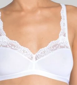 Brassière Sloggi Romance Blanc -Lingerie Sipp brassiere sloggi romance blanc 03 blanc 3