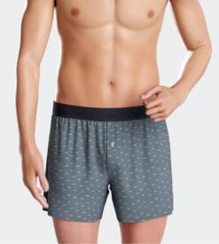 Eden Park Caleçon Flottant Tempest - Bleu Marine en Coton Premium -Lingerie Sipp calecon flottant gy042 tempest 3