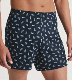 Calida Caleçon Flottant Prints Pond Green – Boxers en Coton Jersey à Motif Graphique -Lingerie Sipp calecon flottant homme 595 pond green 3