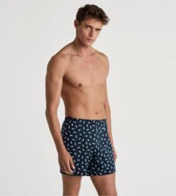 Calida Caleçon Flottant Prints Pond Green – Boxers en Coton Jersey à Motif Graphique -Lingerie Sipp calecon flottant homme 595 pond green 5