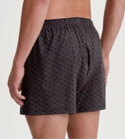 Calida Caleçon Flottant Cotton Choice Dark Sapphire – Boxer en Coton Supima à Motif Graphique -Lingerie Sipp calecon homme flottant dark sapphire 3