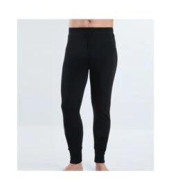 Jet Thermojet Noir – Caleçon Long Isolant Homme Maille Épaisse et Chaude