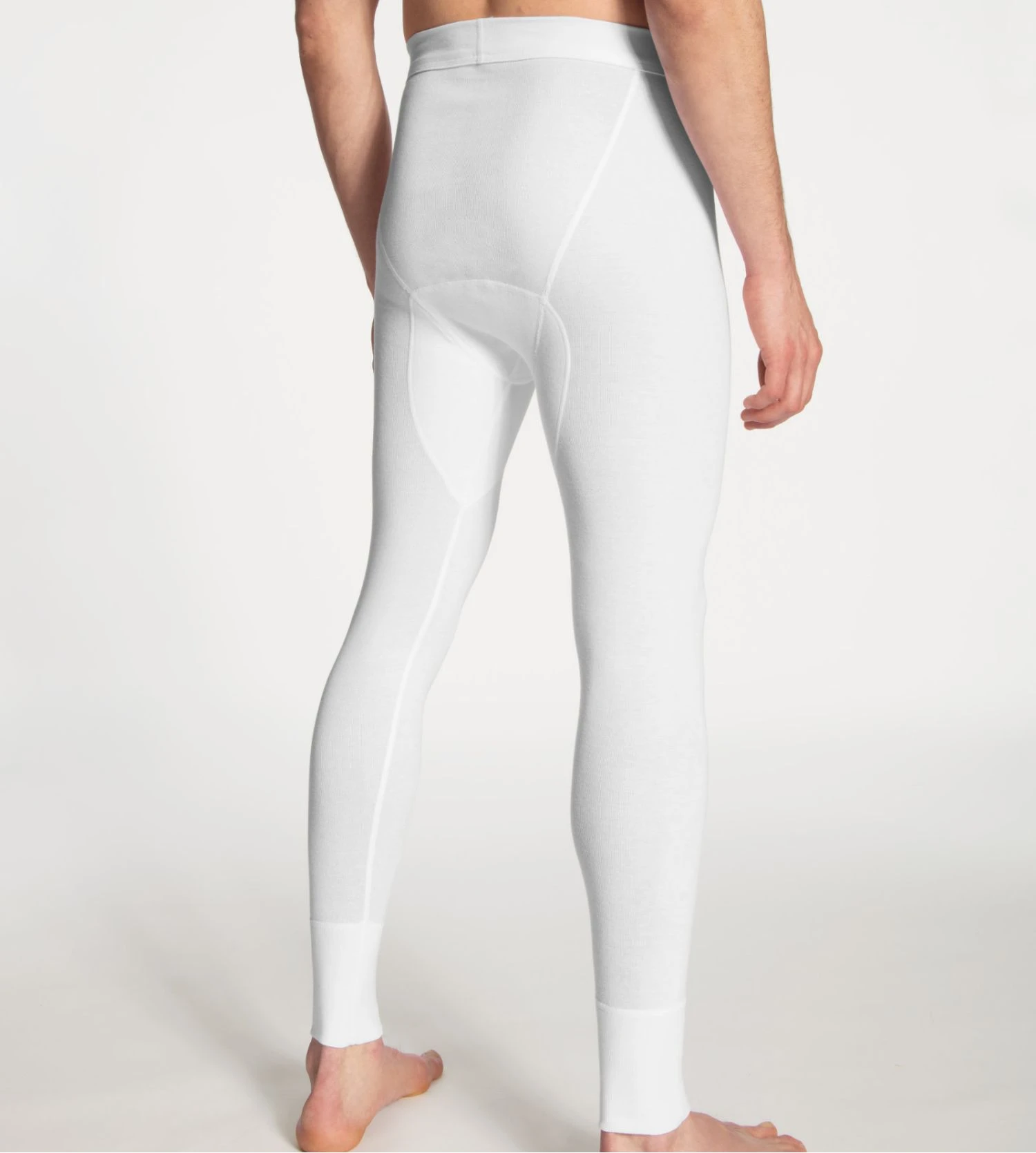 Caleçon Long Calida pour Homme Blanc - Collection Cotton 1:1 en Pur Coton 5 Caleçon Long Calida pour Homme Blanc - Collection Cotton 1:1 en Pur Coton – Image 3