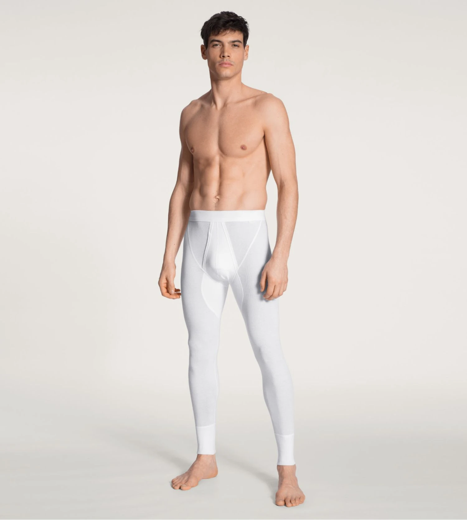Caleçon Long Calida pour Homme Blanc - Collection Cotton 1:1 en Pur Coton 6 Caleçon Long Calida pour Homme Blanc - Collection Cotton 1:1 en Pur Coton – Image 4