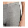 Calida Caleçon Long Homme Gris Anthracite – Laine Mérinos et Soie Wool & Silk -Lingerie Sipp calecon long homme laine et soie gris