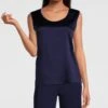 Caraco En Satin De Soie Stretch Bleu Marine 2 Caraco En Satin De Soie Stretch Bleu Marine -Lingerie Sipp caraco en satin de soie stretch 474 bleu marine