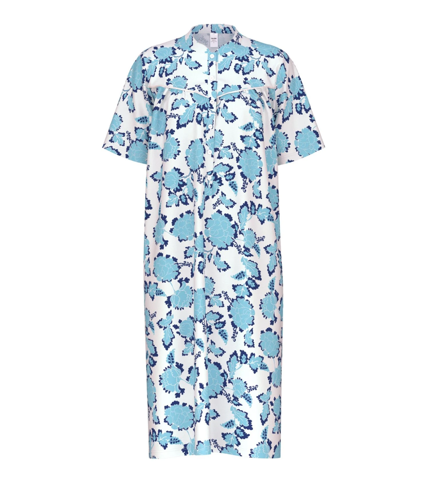 Calida Chemise de Nuit Soft Cotton Blue Topaz – Coton Interlock 110 cm 4 Calida Chemise de Nuit Soft Cotton Blue Topaz – Coton Interlock 110 cm – Image 2