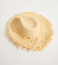 Banana Moon Chapeau Capeline En Paille Resedo Hesperia Écru