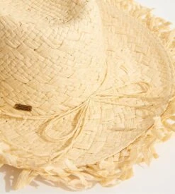 Banana Moon Écru Straw with Shell Accents - Resedo Hesperia Wide Brim Capeline -Lingerie Sipp chapeau capeline ecru mha11 3