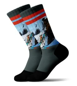 PULLIN Chaussettes Imprimées Homme LONGGENEP