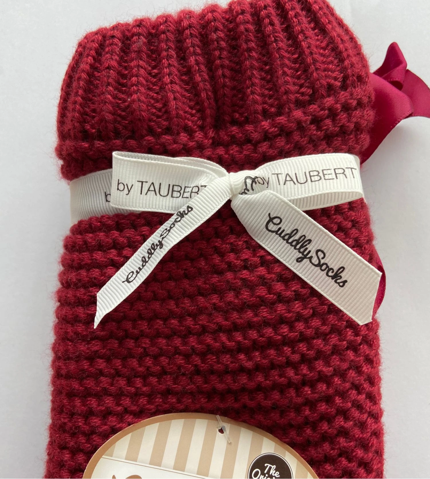 Chaussettes Pilou Pilou Taubert Arosa Rouge – Chaussettes Chaussons Antidérapantes avec Nœud Satin 4 Chaussettes Pilou Pilou Taubert Arosa Rouge – Chaussettes Chaussons Antidérapantes avec Nœud Satin – Image 2