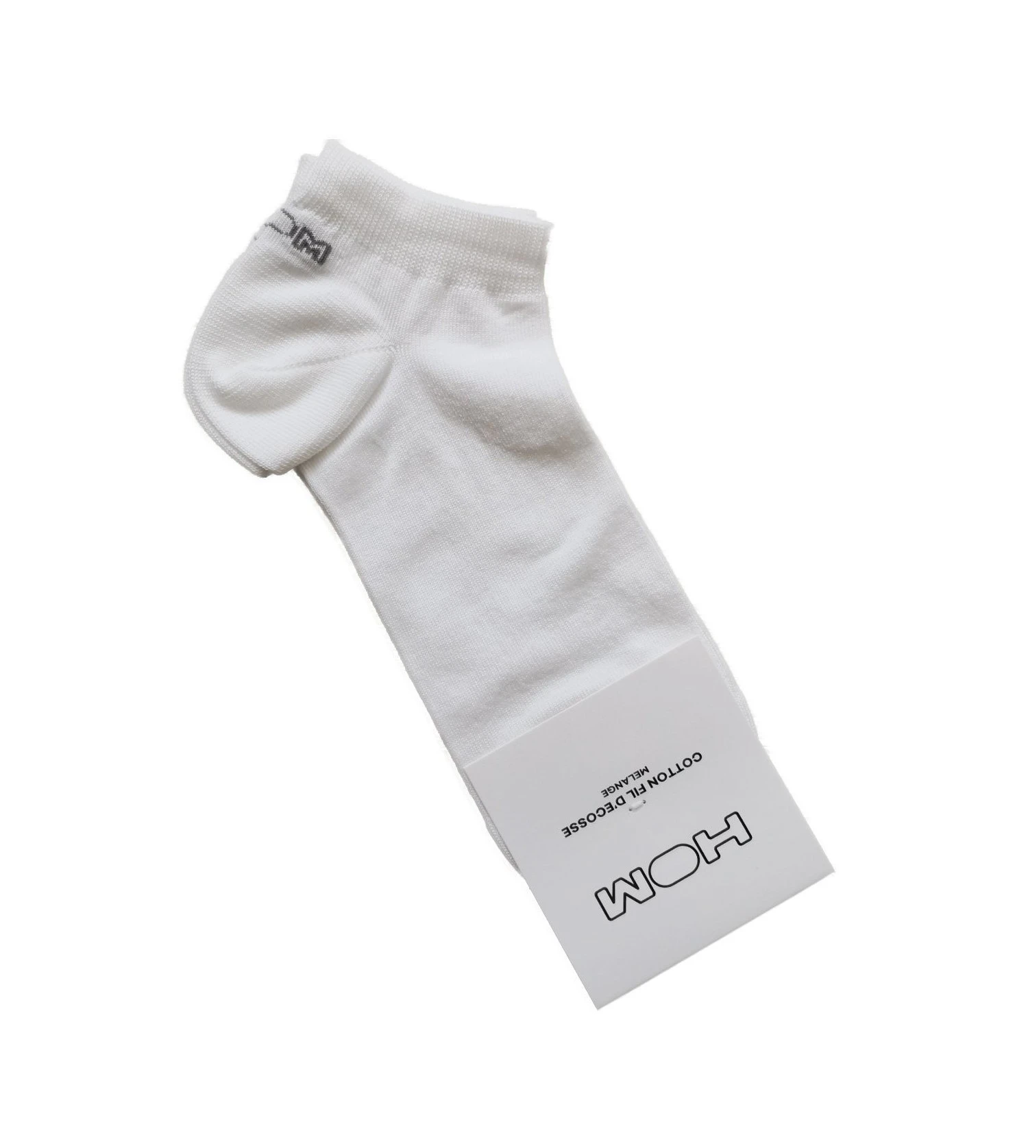 Chaussettes Basses Homme En Coton BLANC 4 Chaussettes Basses Homme En Coton BLANC – Image 2