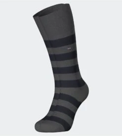 Eden Park Chaussettes en Laine pour Homme Gris Chiné - Nœud Papillon Brodé & Confort Premium