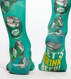Chaussettes Homme Lets Drink Beer I -Lingerie Sipp chaussettes homme lets drink beer imprime multicolore 2