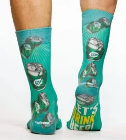 Chaussettes Homme Lets Drink Beer I -Lingerie Sipp chaussettes homme lets drink beer imprime multicolore 3