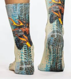 Wigglesteps Monster Truck Homme – Chaussettes Graphiques Respirantes en Coton Bio 8 Wigglesteps Monster Truck Homme – Chaussettes Graphiques Respirantes en Coton Bio -Lingerie Sipp chaussettes homme monster truck imprime multicolore 2