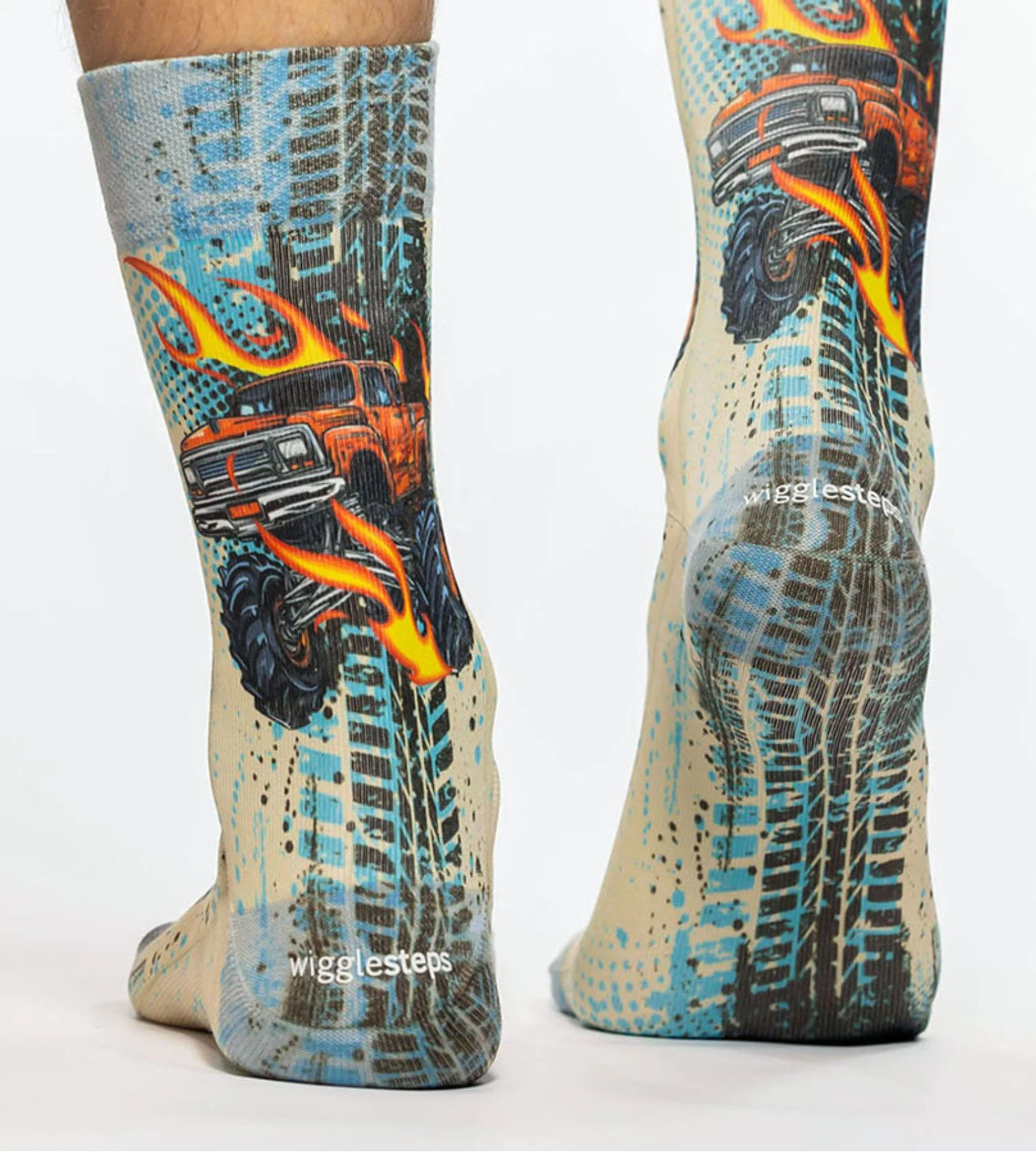Wigglesteps Monster Truck Homme – Chaussettes Graphiques Respirantes en Coton Bio 5 Wigglesteps Monster Truck Homme – Chaussettes Graphiques Respirantes en Coton Bio – Image 3