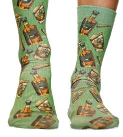 Wigglesteps Rich Life I - Chaussettes Fantaisie Homme Motif Argent & Luxe -Lingerie Sipp chaussettes homme rich life imprime multicolore 1