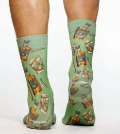 Wigglesteps Rich Life I - Chaussettes Fantaisie Homme Motif Argent & Luxe -Lingerie Sipp chaussettes homme rich life imprime multicolore 3